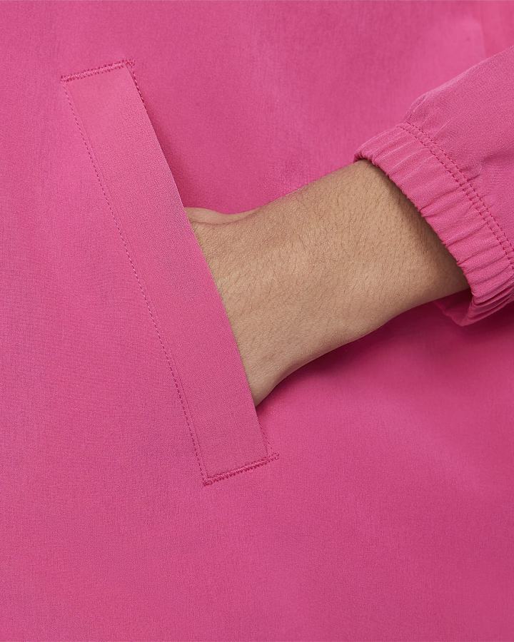 Chaquetas Nike Pro Dri-FIT 1/4-Zip Packable Training Cover-Up Mujer Rosas Blancas | BHSGX-8423