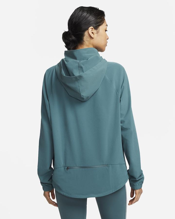 Chaquetas Nike Pro Dri-FIT 1/4-Zip Packable Training Cover-Up Mujer Gris Verde Blancas | DCOJW-0683
