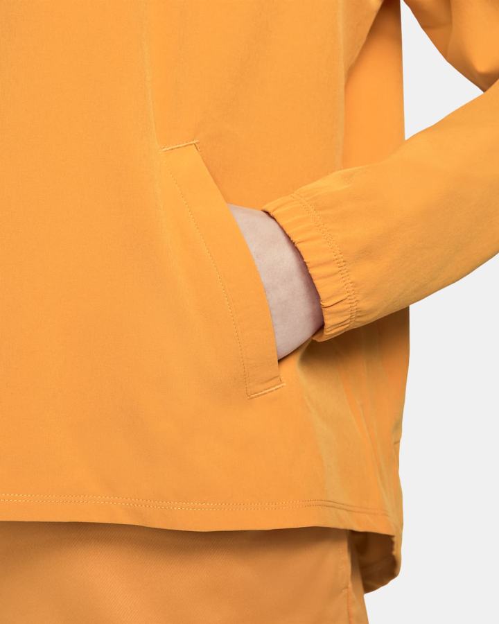 Chaquetas Nike Pro Dri-FIT 1/4-Zip Packable Training Cover-Up Mujer Amarillo Oscuro Blancas | JRCIU-1029