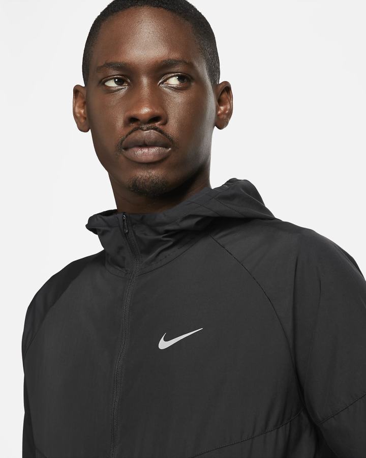 Chaquetas Nike Repel Miler Running Hombre Negras | PNDXZ-3819