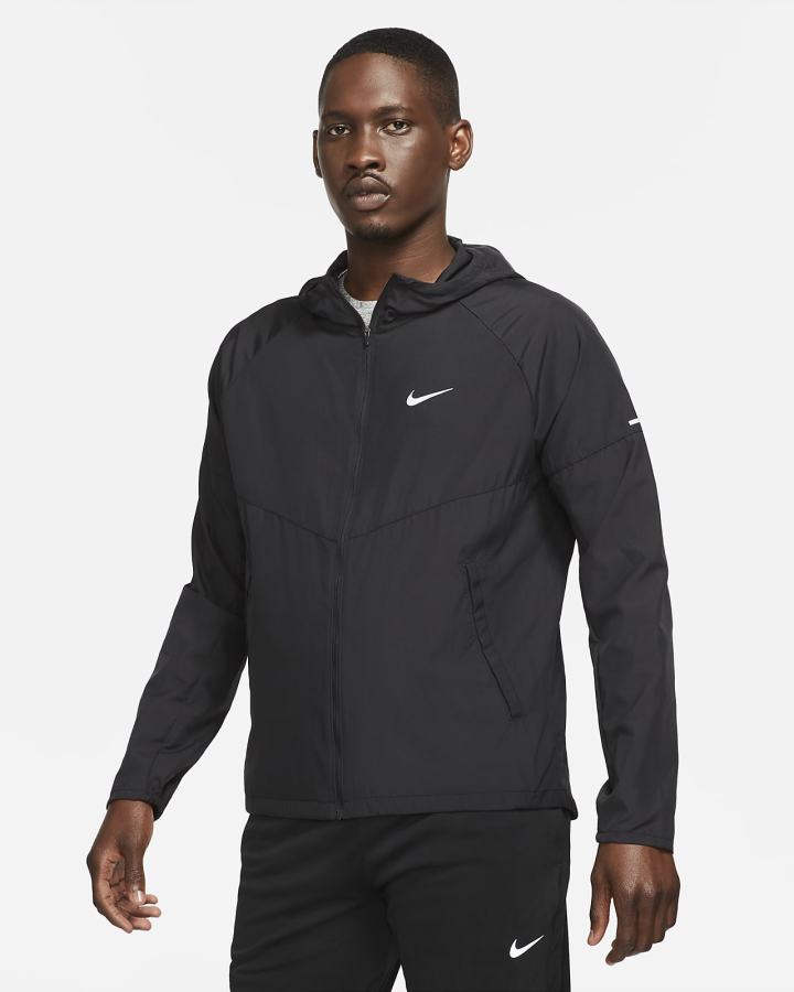 Chaquetas Nike Repel Miler Running Hombre Negras | PNDXZ-3819
