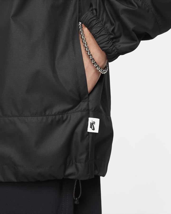 Chaquetas Nike SB Skate Anorak Mujer Negras | PWVEF-3704