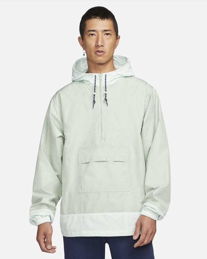 Chaquetas Nike SB Skate Anorak Mujer Verde | OUCNW-6542