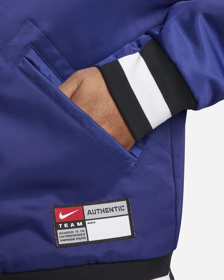 Chaquetas Nike SB Varsity Skate Hombre Azul Real Azules Negras Blancas | JHZKF-1239