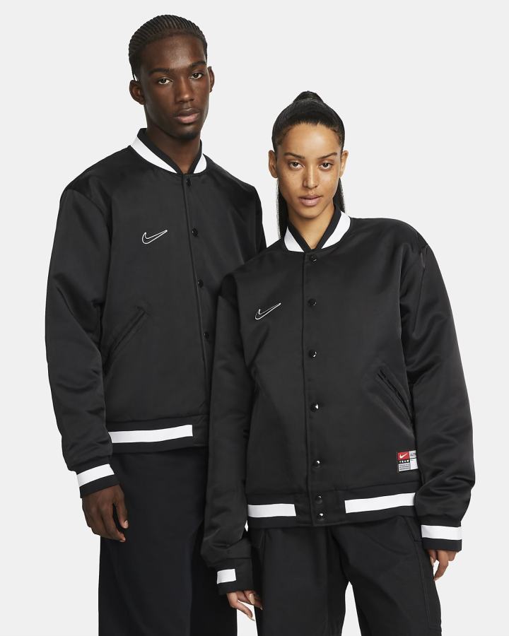 Chaquetas Nike SB Varsity Skate Hombre Azul Real Azules Negras Blancas | JHZKF-1239