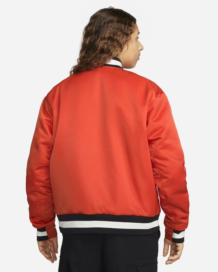 Chaquetas Nike SB Varsity Skate Hombre Naranjas Negras Blancas | YEBQH-2349
