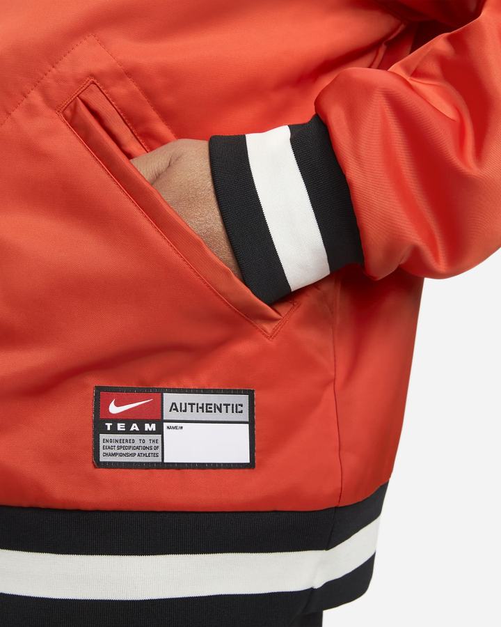 Chaquetas Nike SB Varsity Skate Hombre Naranjas Negras Blancas | YEBQH-2349