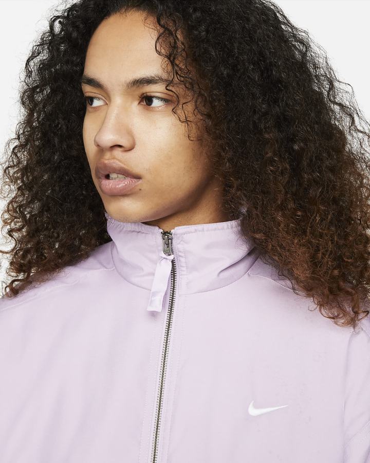 Chaquetas Nike Solo Swoosh Satin Bomber Hombre Negras Blancas | SEOVA-0916