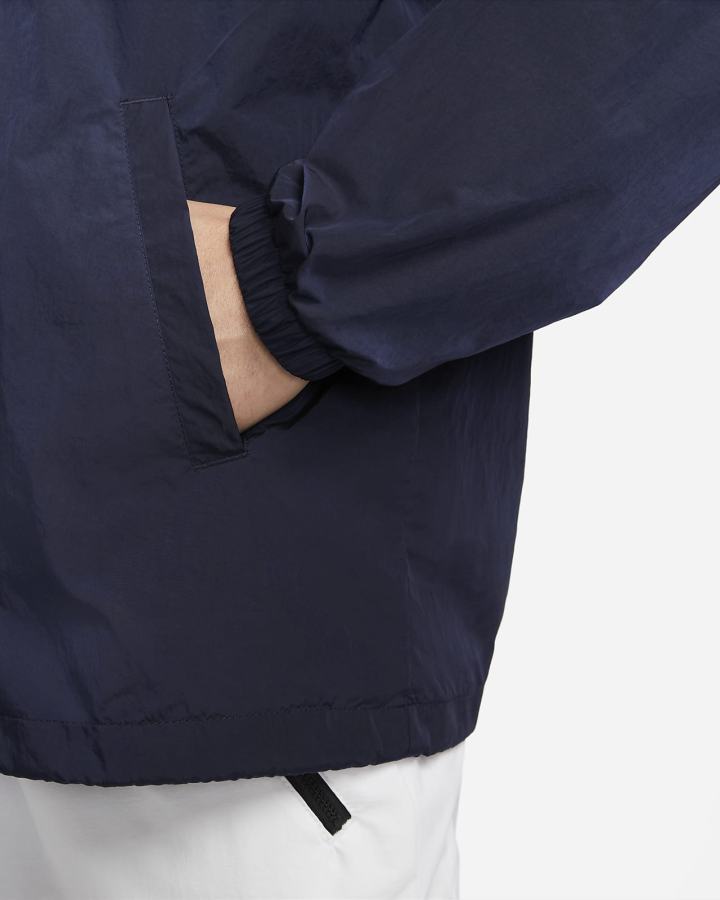 Chaquetas Nike Sportswear Authentics Coaches Hombre Azul Marino Blancas | ESFZM-5178