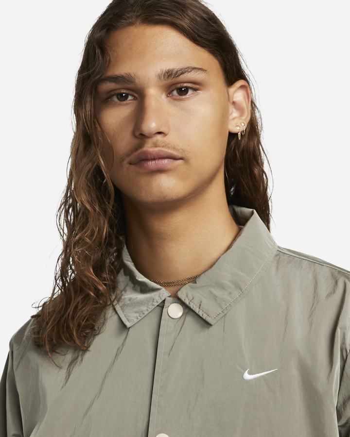 Chaquetas Nike Sportswear Authentics Coaches Hombre Blancas | EUJVS-3761