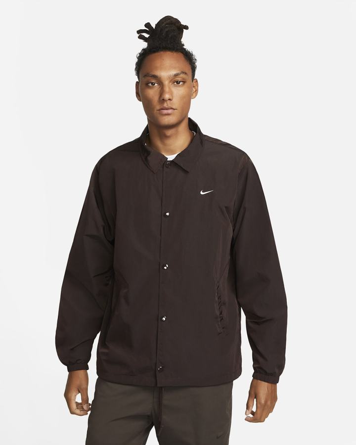 Chaquetas Nike Sportswear Authentics Coaches Hombre Verde Blancas | HBIOF-0729