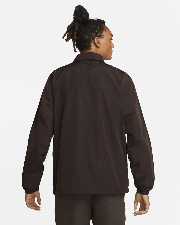 Chaquetas Nike Sportswear Authentics Coaches Hombre Marrones Blancas | LEYQW-2901
