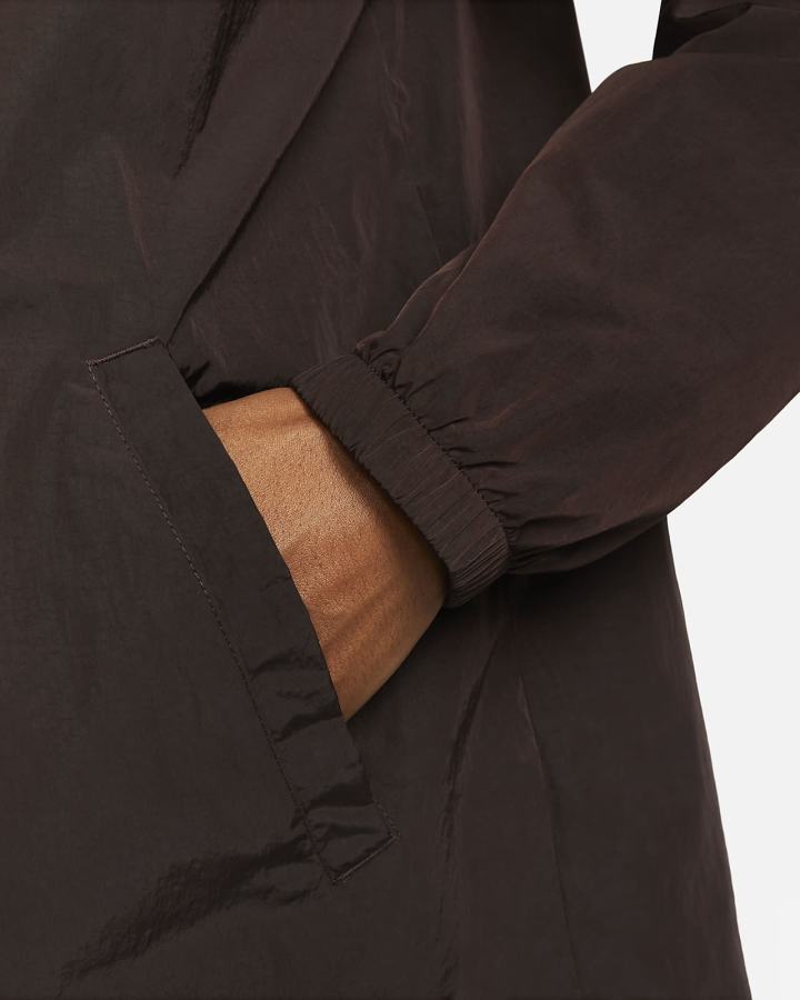 Chaquetas Nike Sportswear Authentics Coaches Hombre Marrones Blancas | LEYQW-2901
