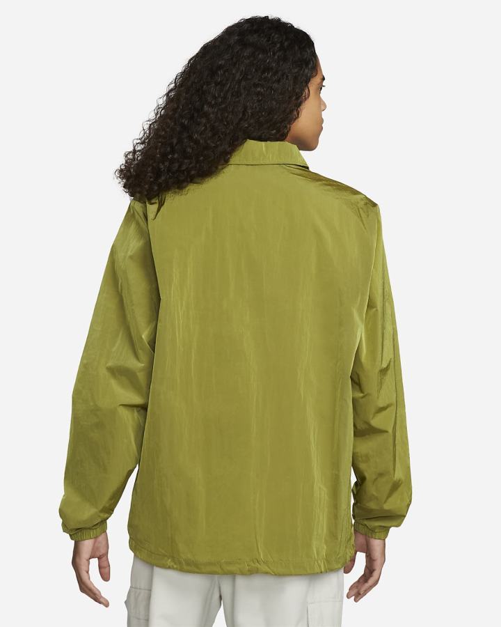 Chaquetas Nike Sportswear Authentics Coaches Hombre Amarillo Blancas | SGFDB-3801