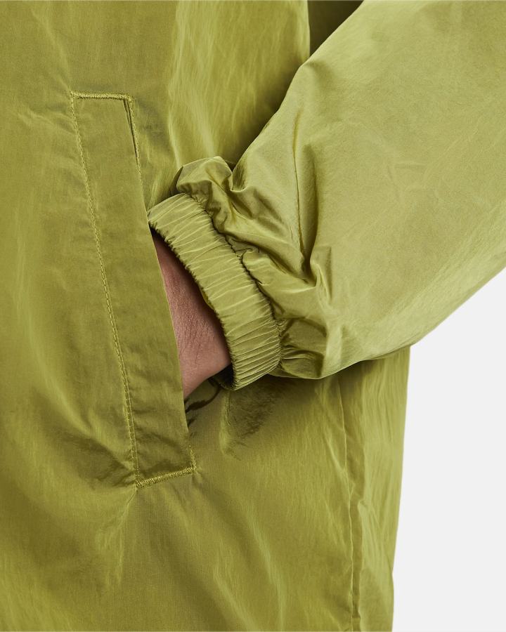 Chaquetas Nike Sportswear Authentics Coaches Hombre Amarillo Blancas | SGFDB-3801