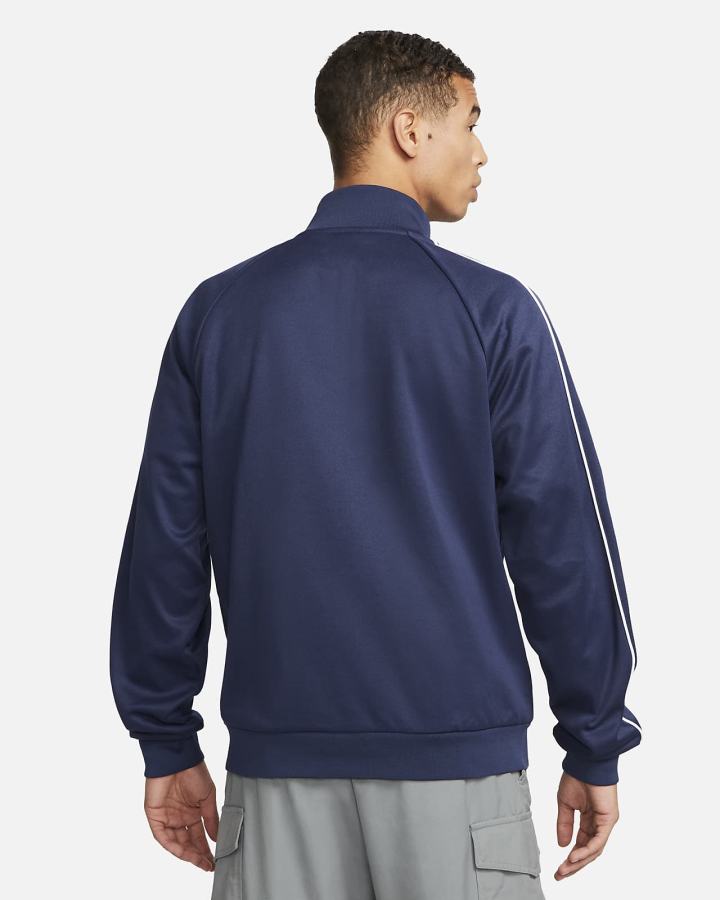 Chaquetas Nike Sportswear Authentics Track Hombre Azul Marino Blancas | DYMTO-9812