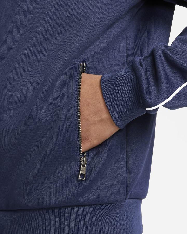 Chaquetas Nike Sportswear Authentics Track Hombre Azul Marino Blancas | DYMTO-9812