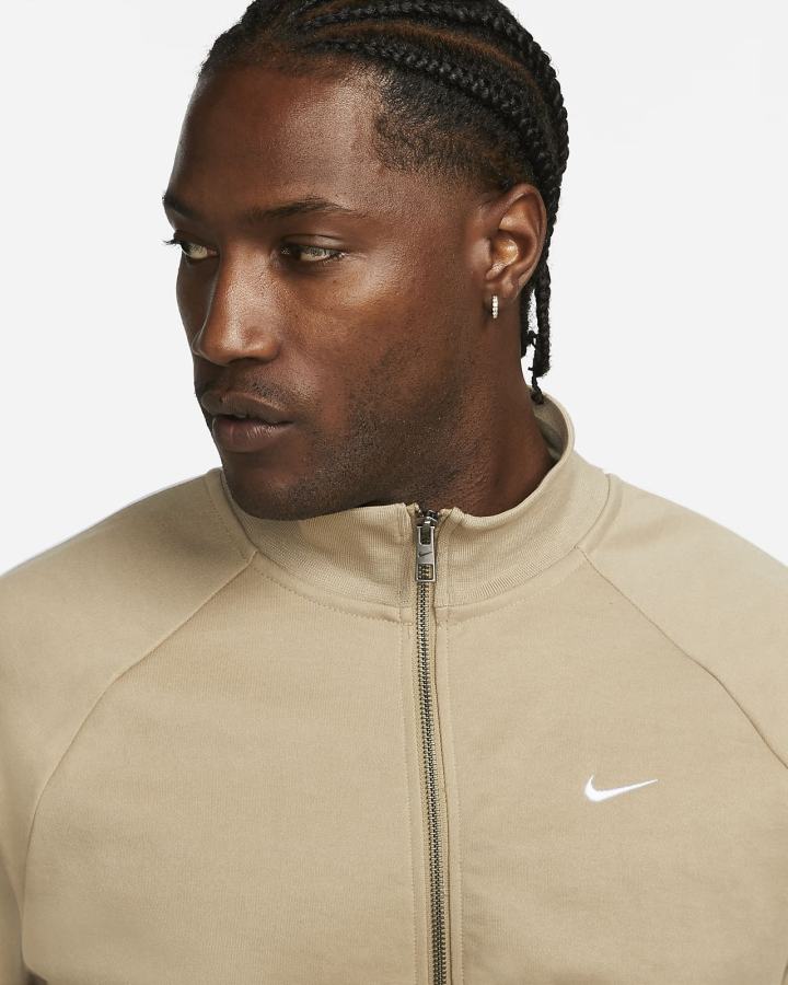 Chaquetas Nike Sportswear Authentics Track Hombre Kaki Blancas | QKSNB-8054