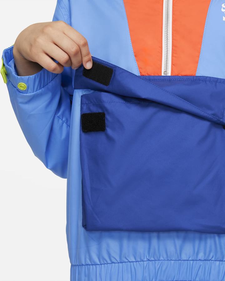 Chaquetas Nike Sportswear Circa 72 Kids Niño Azules Naranjas Azul Real | GNZMV-3915