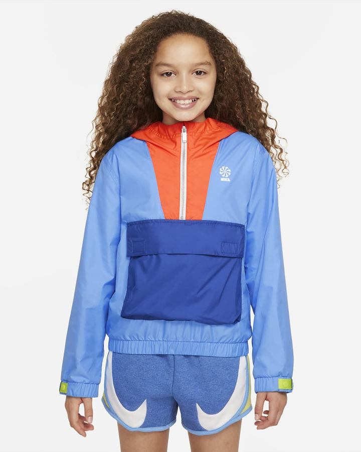 Chaquetas Nike Sportswear Circa 72 Kids Niño Azules Naranjas Azul Real | GNZMV-3915