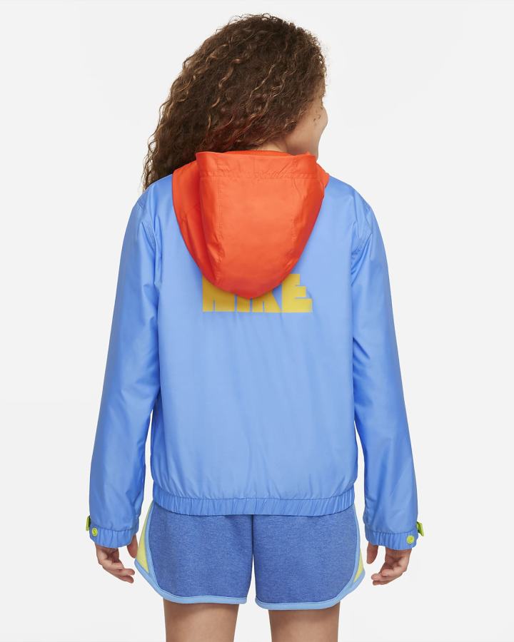 Chaquetas Nike Sportswear Circa 72 Kids Niña Azules Naranjas Azul Real | UTINR-7589