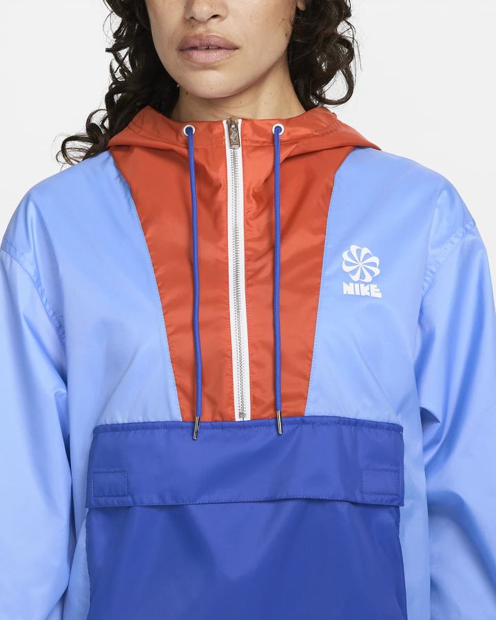 Chaquetas Nike Sportswear Circa 72 Windrunner Mujer Azules Naranjas Azul Real | FJYPV-5739