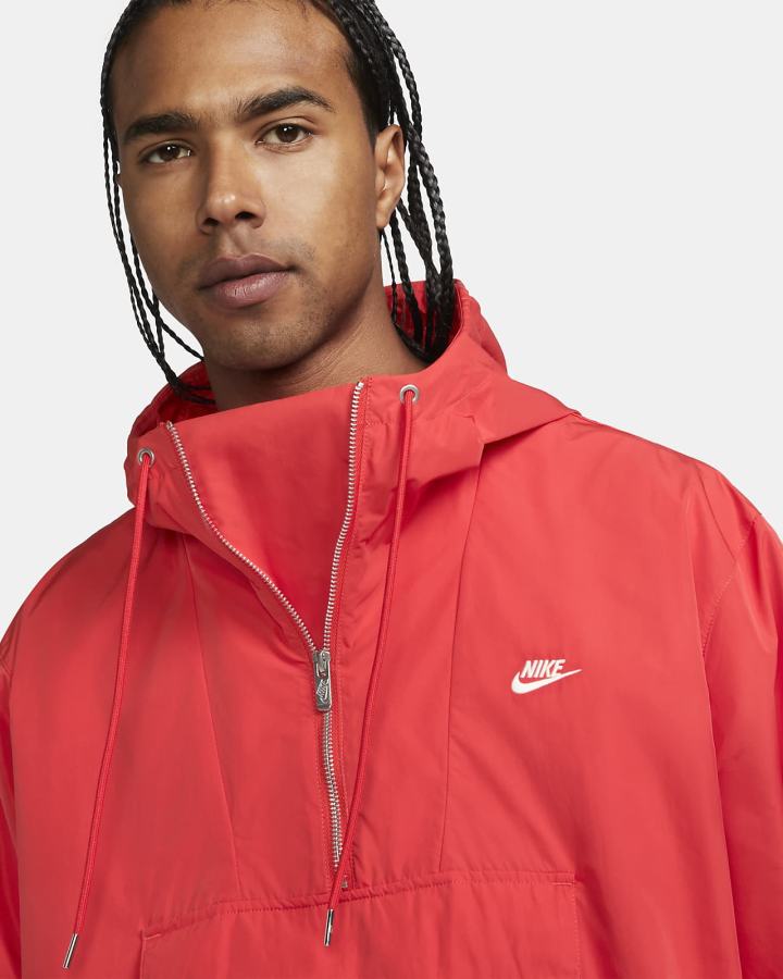Chaquetas Nike Sportswear Circa Lined Anorak Hombre Rojas Claro | OTBAP-8603