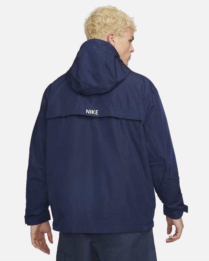 Chaquetas Nike Sportswear Circa Lined Anorak Hombre Azul Marino Azul Real | TAQMB-9407