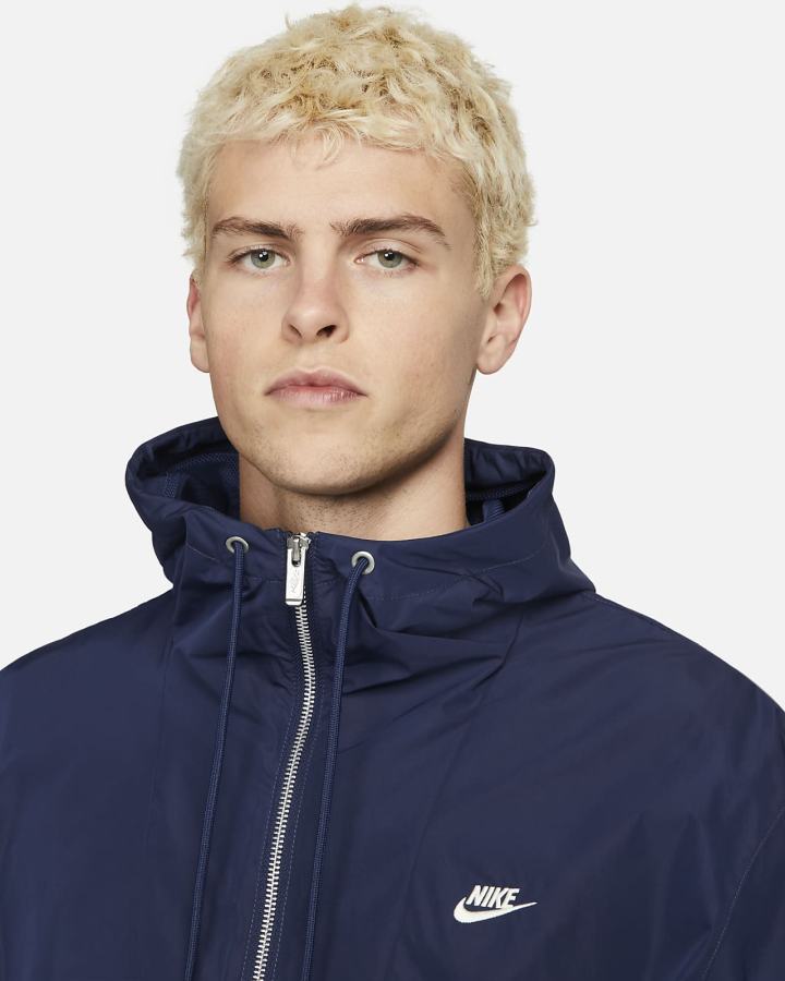 Chaquetas Nike Sportswear Circa Lined Anorak Hombre Azul Marino Azul Real | TAQMB-9407