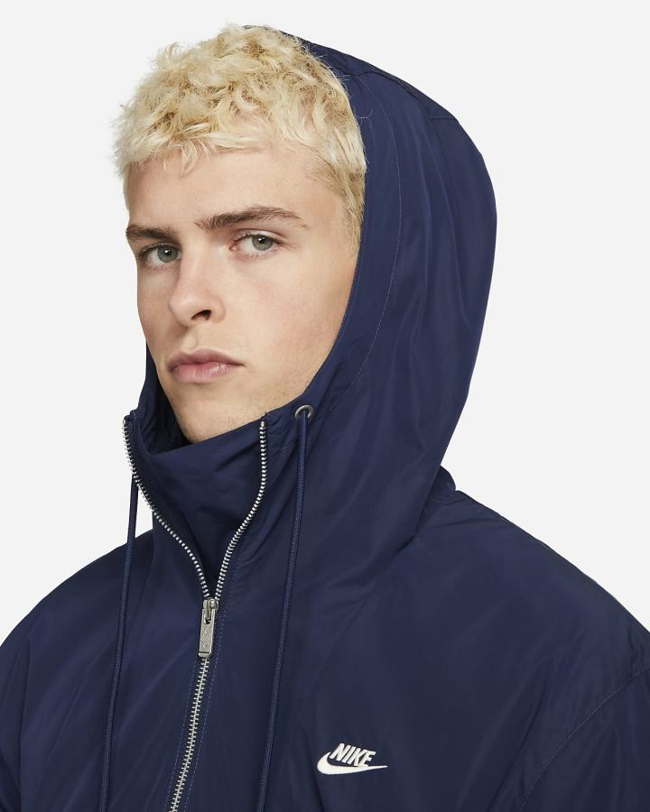 Chaquetas Nike Sportswear Circa Lined Anorak Hombre Azul Marino Azul Real | TAQMB-9407