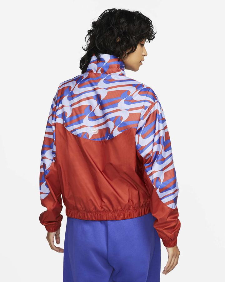 Chaquetas Nike Sportswear Icon Clash Woven Allover Print Mujer Blancas | EJZFP-1785