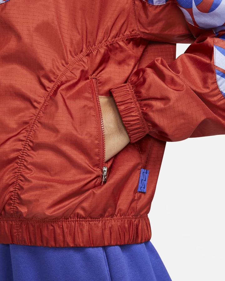 Chaquetas Nike Sportswear Icon Clash Woven Allover Print Mujer Blancas | EJZFP-1785