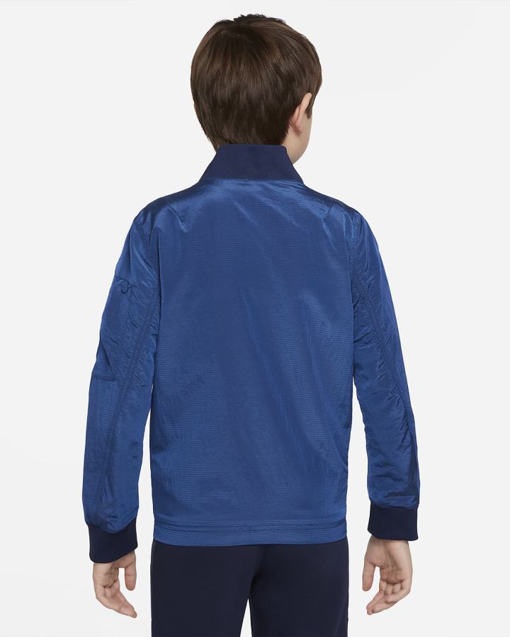 Chaquetas Nike Sportswear Kids Bomber Niño Azules Oscuro Azul Marino | FCQRV-6021
