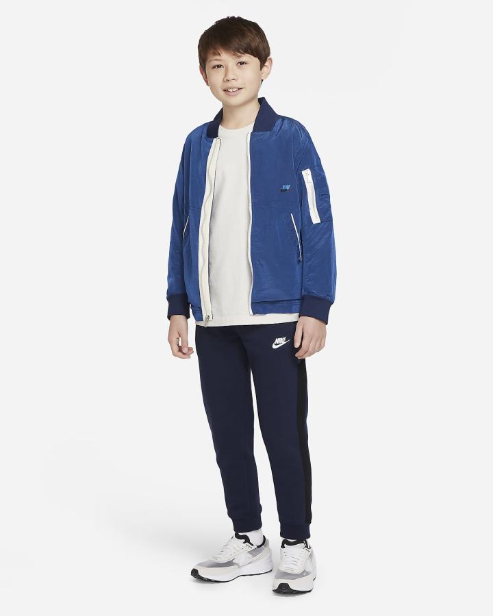 Chaquetas Nike Sportswear Kids Bomber Niño Azules Oscuro Azul Marino | FCQRV-6021