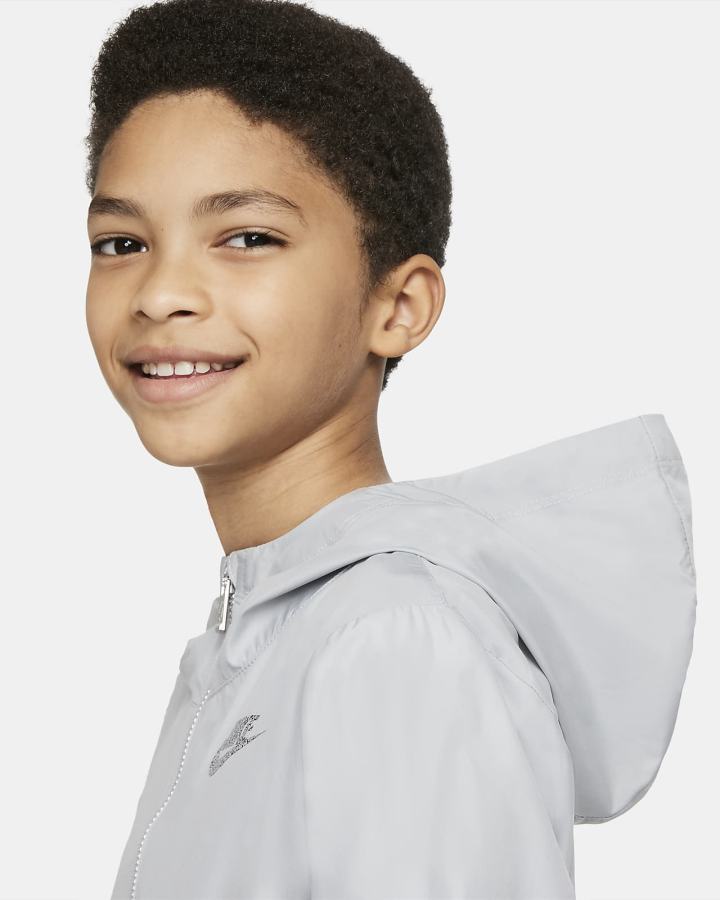 Chaquetas Nike Sportswear Kids Pack Utility Kids Niño Gris Claro | IXNBQ-5873