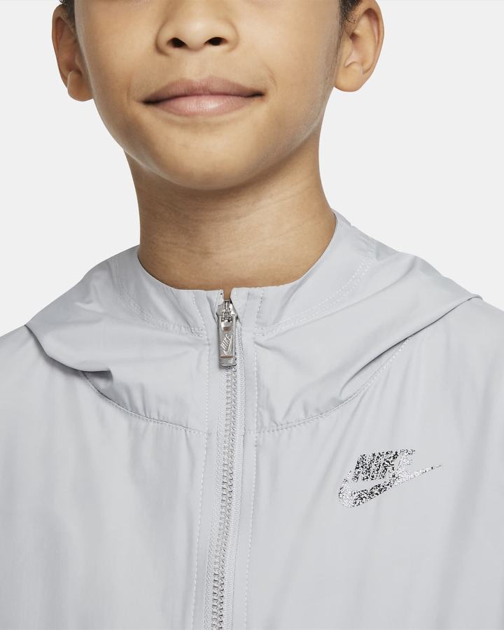 Chaquetas Nike Sportswear Kids Pack Utility Kids Niño Gris Claro | IXNBQ-5873