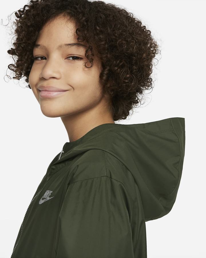 Chaquetas Nike Sportswear Kids Pack Utility Kids Niño Gris Oscuro Verde | OMBVF-2354