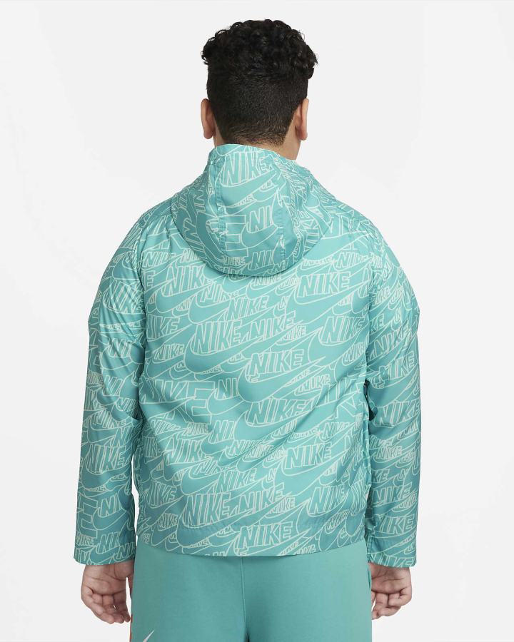 Chaquetas Nike Sportswear Kids Woven (Extended Size) Niño Turquesa Amarillo Oscuro | HTBQN-5813