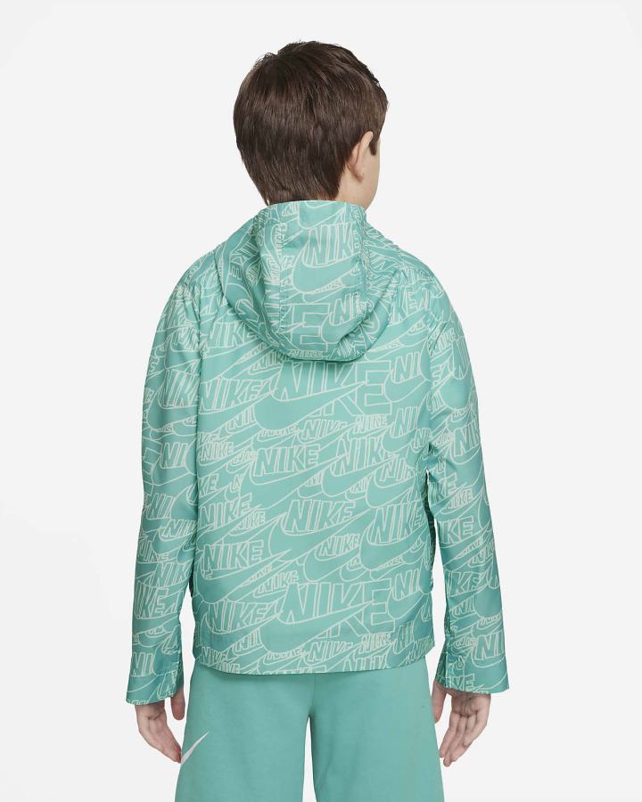 Chaquetas Nike Sportswear Kids Woven (Extended Size) Niño Turquesa Amarillo Oscuro | RQEXD-0195