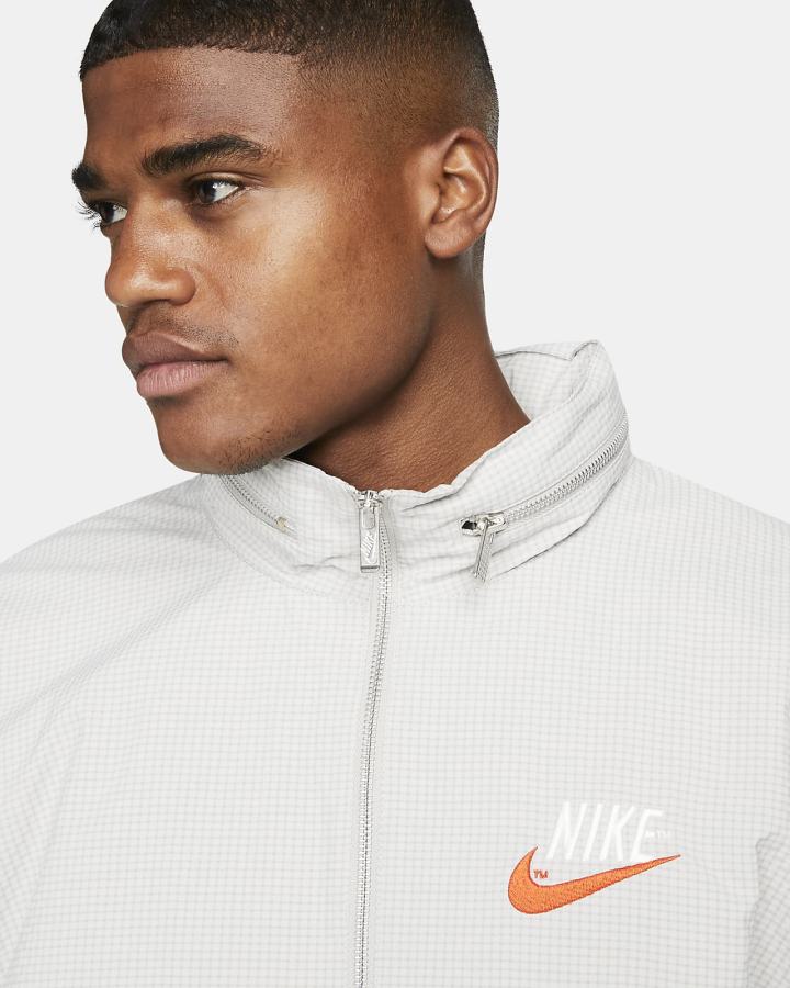 Chaquetas Nike Sportswear Lined Woven Hombre Blancas | ROHST-1037