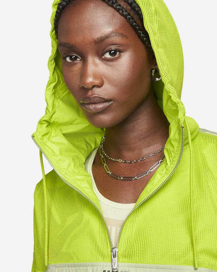 Chaquetas Nike Sportswear Mesh Mujer Verde Verde Oliva | DXOSP-5168