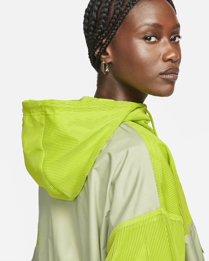 Chaquetas Nike Sportswear Mesh Mujer Verde Verde Oliva | DXOSP-5168