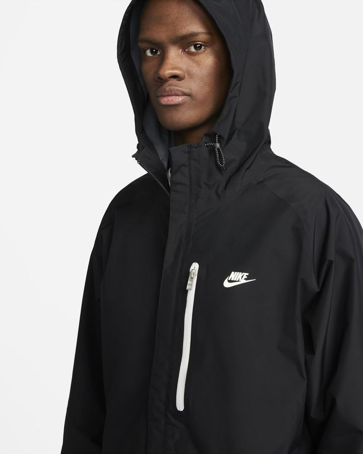Chaquetas Nike Sportswear Storm-FIT Legacy Hooded Shell Hombre Negras | XVCLH-4805
