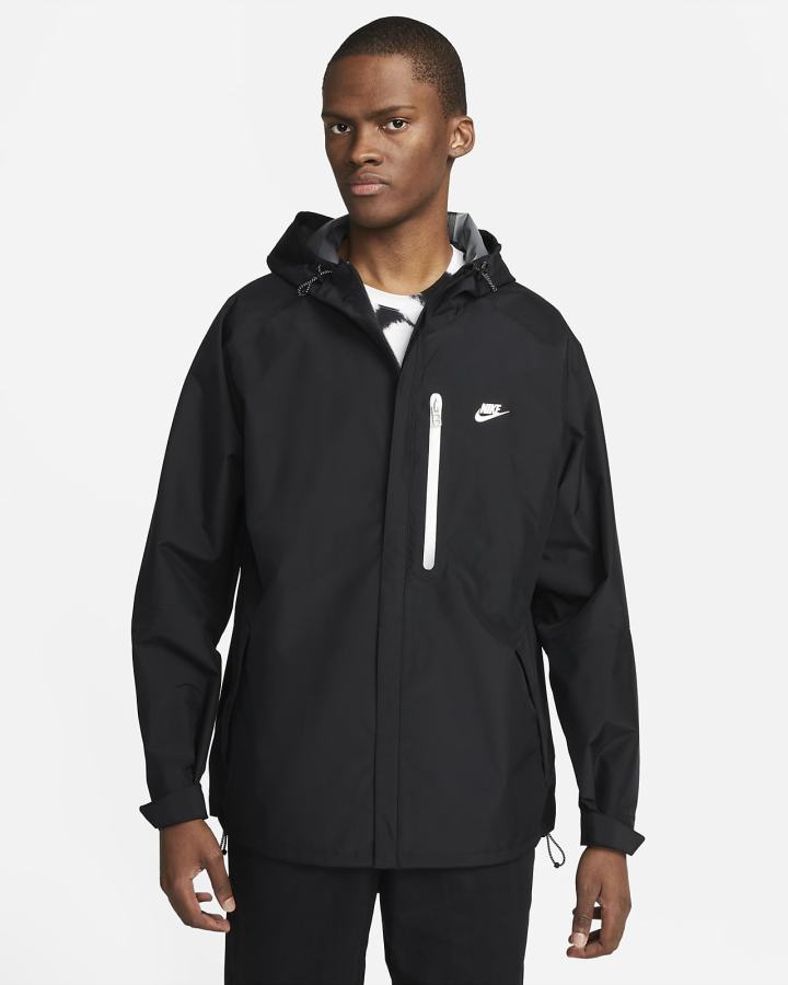Chaquetas Nike Sportswear Storm-FIT Legacy Hooded Shell Hombre Negras | XVCLH-4805