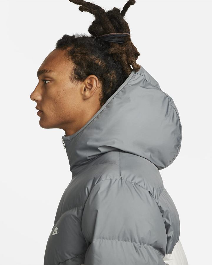 Chaquetas Nike Sportswear Storm-FIT Windrunner PRIMALOFT® Hombre Gris Beige Claro | AMBVP-3891