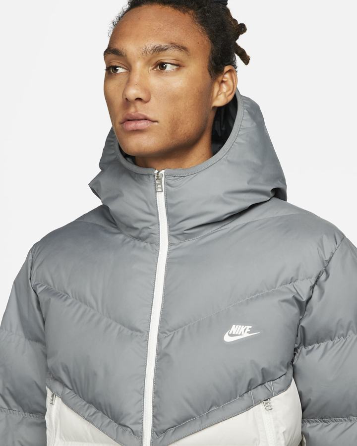 Chaquetas Nike Sportswear Storm-FIT Windrunner PRIMALOFT® Hombre Gris Beige Claro | AMBVP-3891