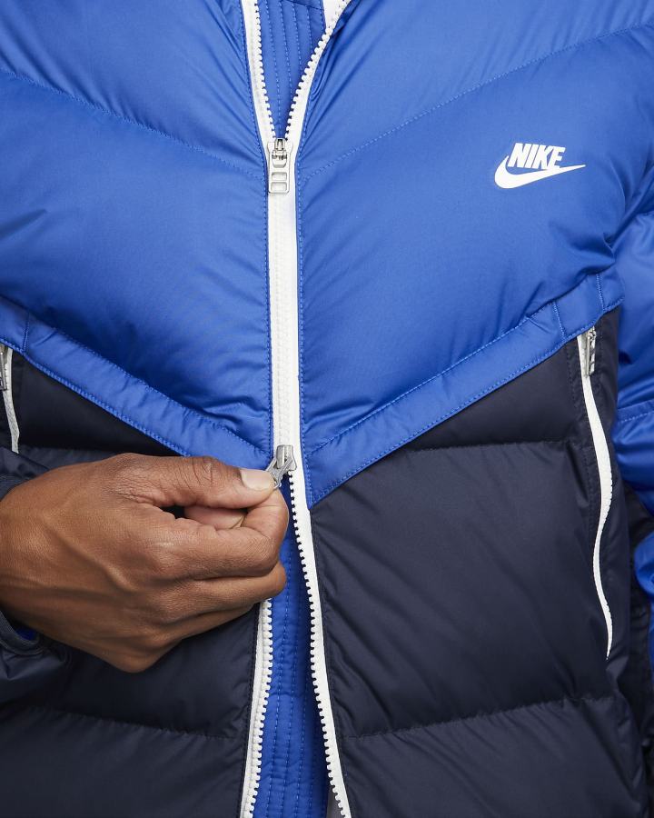 Chaquetas Nike Sportswear Storm-FIT Windrunner PRIMALOFT® Hombre Azul Real Obsidian | MIOWG-9253