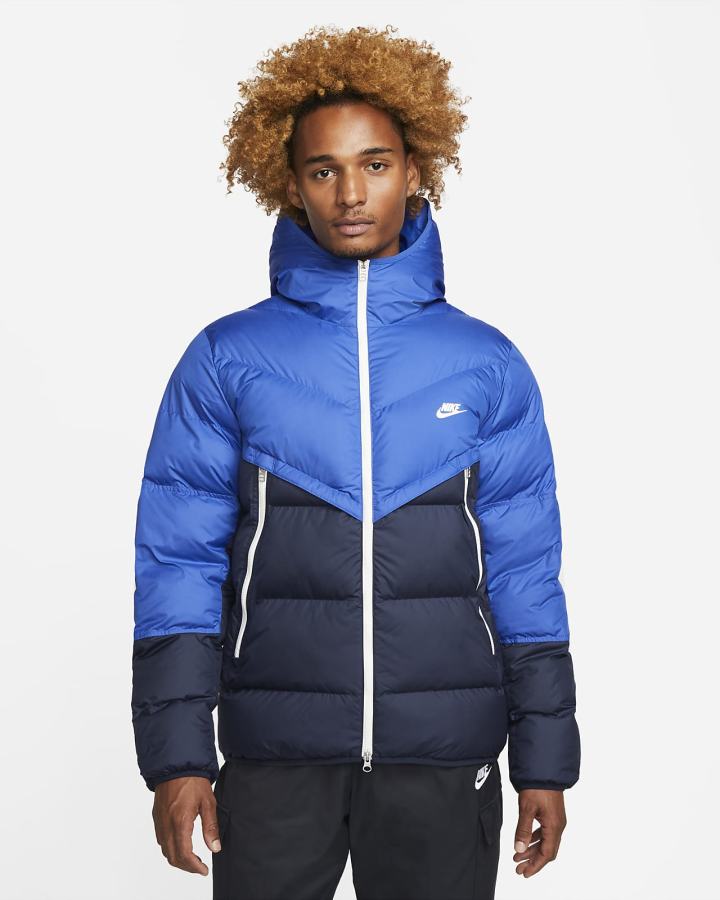 Chaquetas Nike Sportswear Storm-FIT Windrunner PRIMALOFT® Hombre Azul Real Obsidian | MIOWG-9253