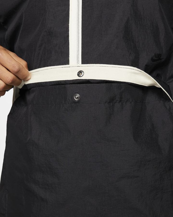 Chaquetas Nike Sportswear Style Essentials Lined Anorak Hombre Negras Plateadas Negras | TNHKF-4681