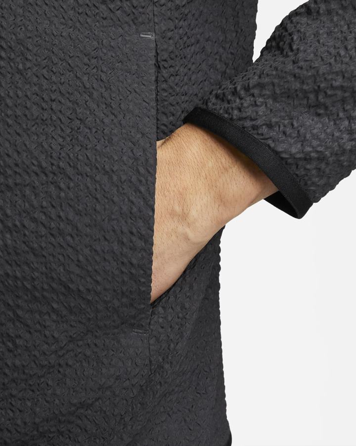 Chaquetas Nike Sportswear Tech Essentials Lined Woven Full-Zip Hooded Hombre Negras | ZUQEM-6913